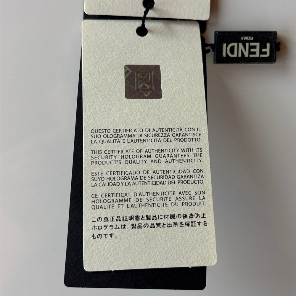 Fendi Black and Gold Monster Bag Charm - Picture 7 of 7